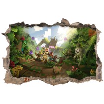 Vinilos adhesivos 3d videojuego minecraft